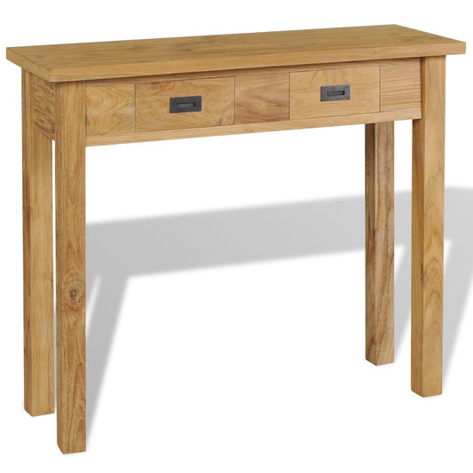 console-table-solid-teak-35-4-x11-8-x31-5 At Willow and Wine USA!