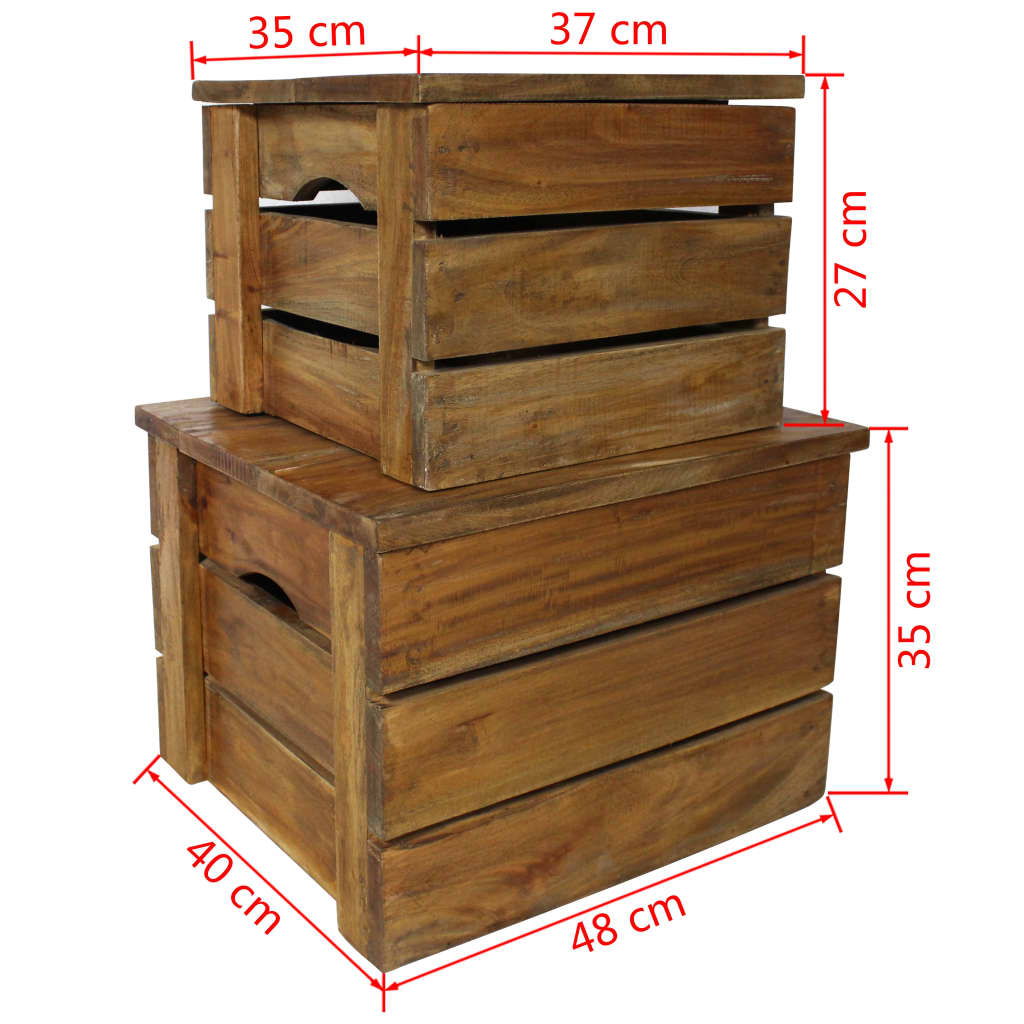 storage-crate-set-2-pieces-solid-reclaimed-wood At Willow and Wine USA!