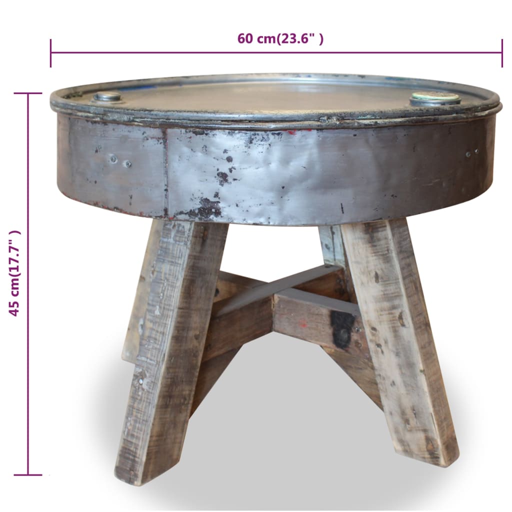 coffee-table-solid-reclaimed-wood-23-6-x17-7-silver At Willow and Wine USA!