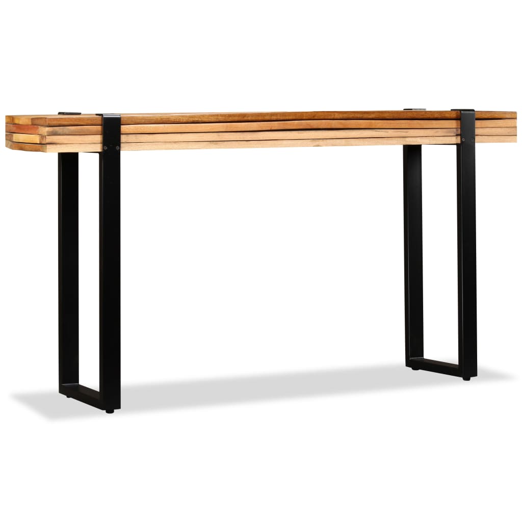 console-table-solid-reclaimed-wood-adjustable At Willow and Wine USA!