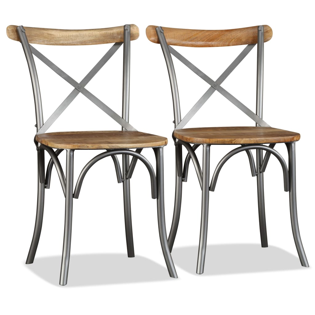 dining-chairs-2-pcs-solid-mango-wood At Willow and Wine USA!