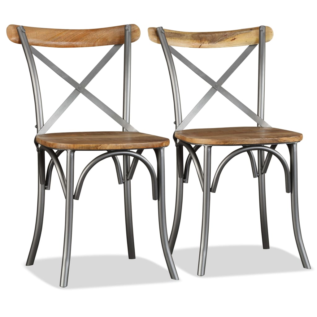 dining-chairs-2-pcs-solid-mango-wood At Willow and Wine USA!