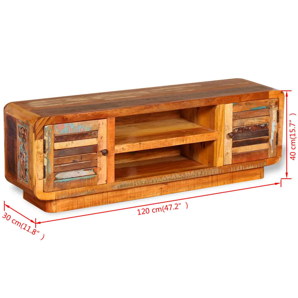 tv-stand-solid-wood-reclaimed-47-2-x11-8-x15-7 At Willow and Wine USA!