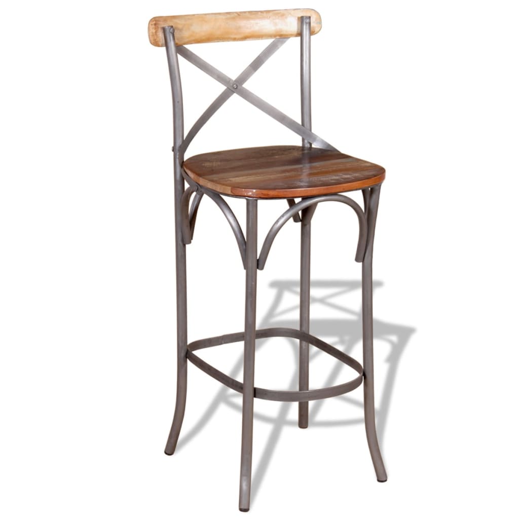 bar-chair-solid-reclaimed-wood At Willow and Wine USA!