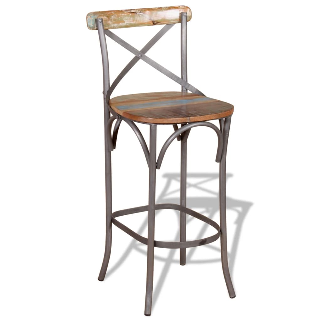 bar-chair-solid-reclaimed-wood At Willow and Wine USA!