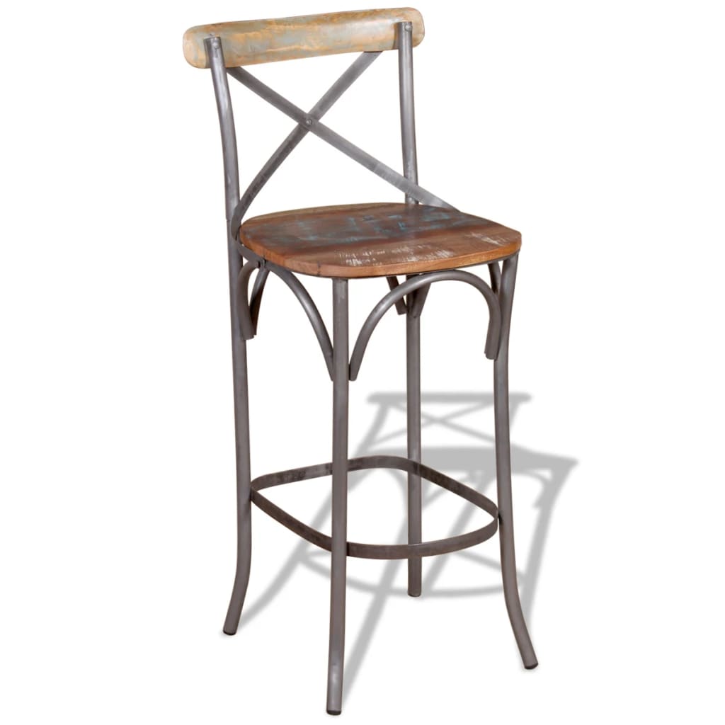 bar-chair-solid-reclaimed-wood At Willow and Wine USA!