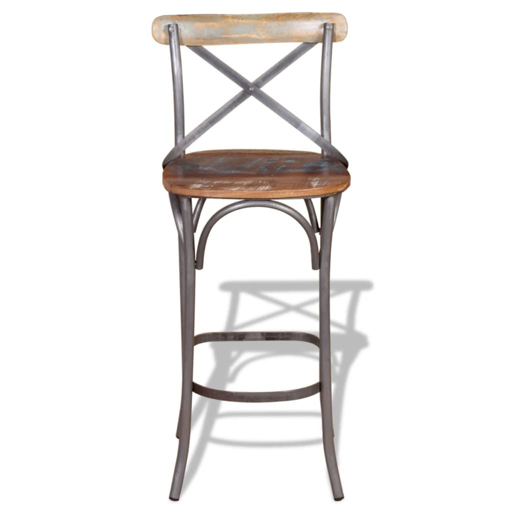 bar-chair-solid-reclaimed-wood At Willow and Wine USA!