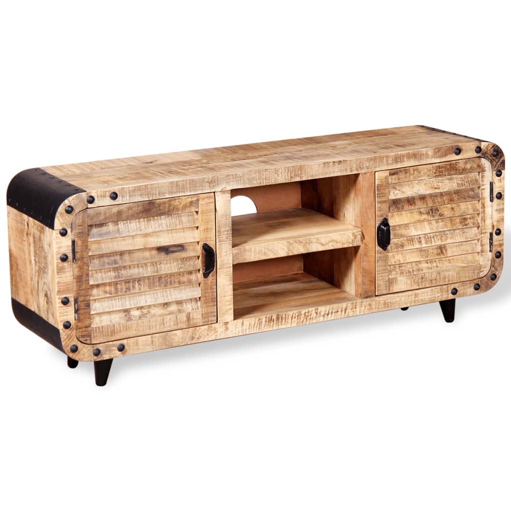 tv-stand-rough-mango-wood-47-2-x11-8-x19-7 At Willow and Wine USA!