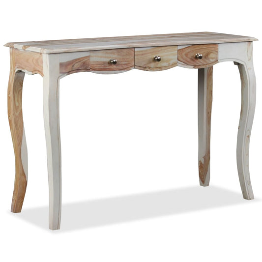 console-table-with-3-drawers-solid-sheesham-wood-43-3-x15-7-x29-9 At Willow and Wine USA!