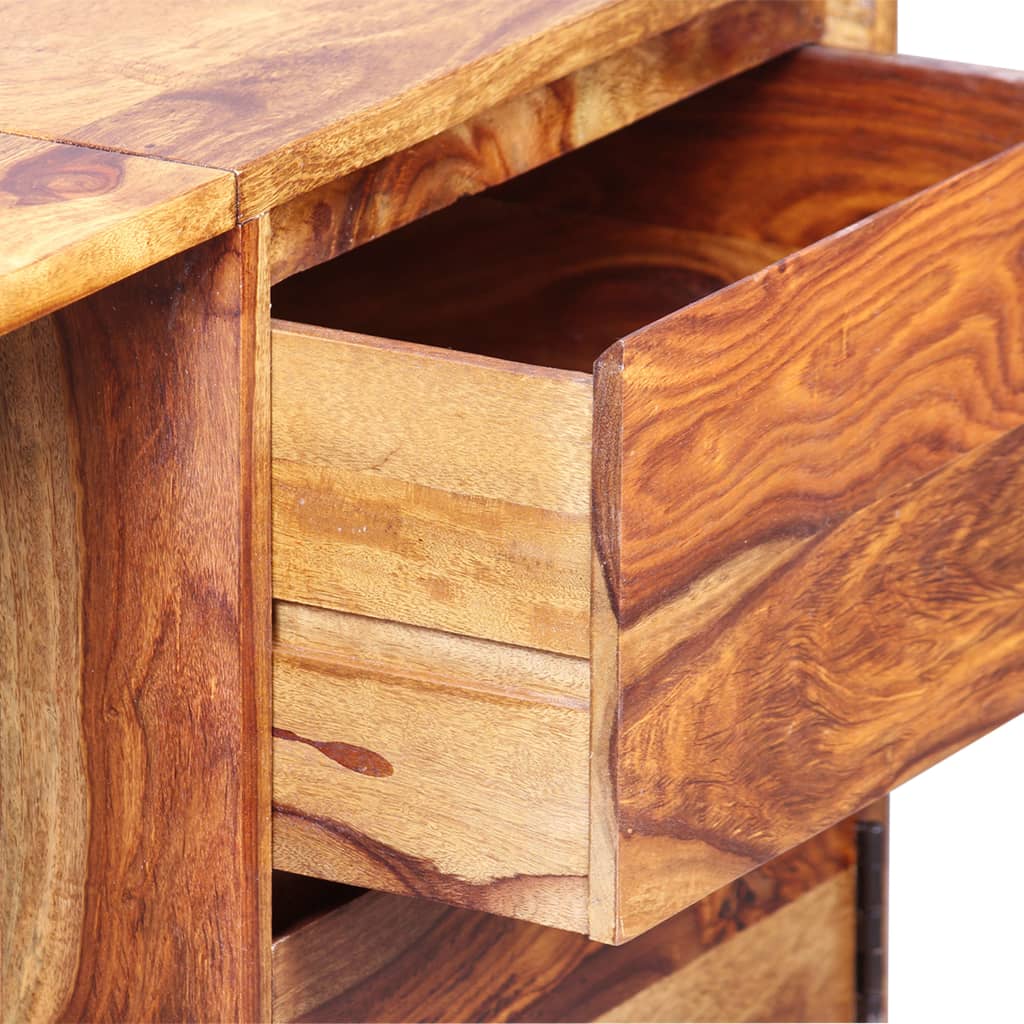 writing-desk-with-1-drawer-and-1-cabinet-solid-sheesham-wood At Willow and Wine USA!