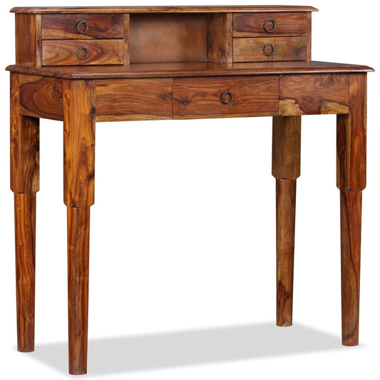 writing-desk-with-5-drawers-solid-sheesham-wood-35-4-x15-7-x35-4 At Willow and Wine USA!