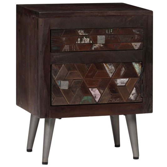 bedside-cabinet-solid-reclaimed-wood-15-7-x11-8-x19-6 At Willow and Wine USA!