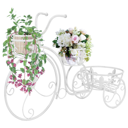 plant-stand-bicycle-shape-vintage-style-metal At Willow and Wine USA!