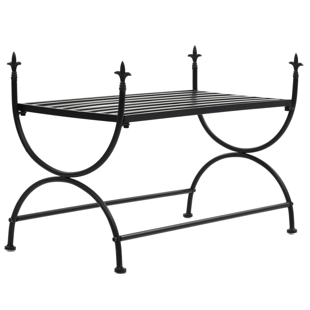 bench-vintage-style-metal-32-7-x16-5-x21-7-black At Willow and Wine USA!