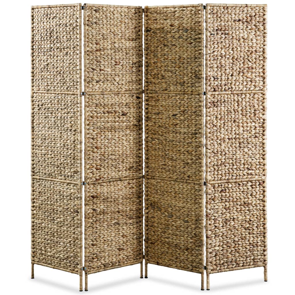 4-panel-room-divider-black-60-6-x63-water-hyacinth At Willow and Wine USA!