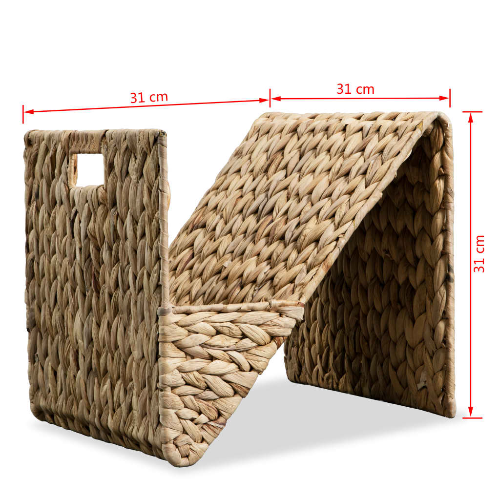 Magazine Holder 12.2"x12.2"x12.2" Water Hyacinth