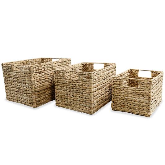 storage-basket-set-3-pieces-water-hyacinth-813866 At Willow and Wine USA!