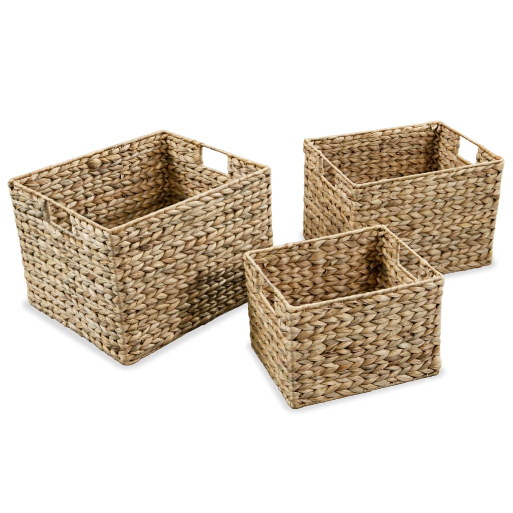 storage-basket-set-3-pieces-water-hyacinth-813866 At Willow and Wine USA!