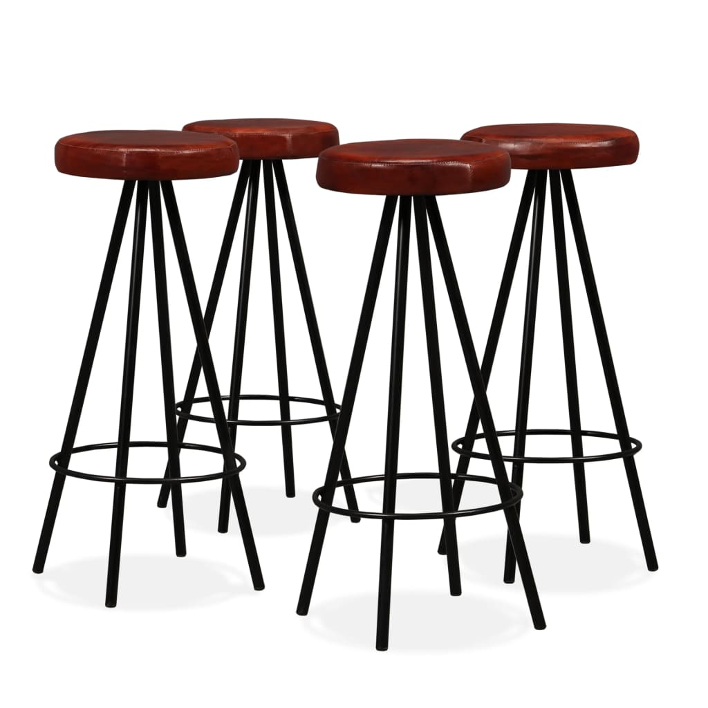 bar-stools-2-pcs-real-leather-2 At Willow and Wine USA!