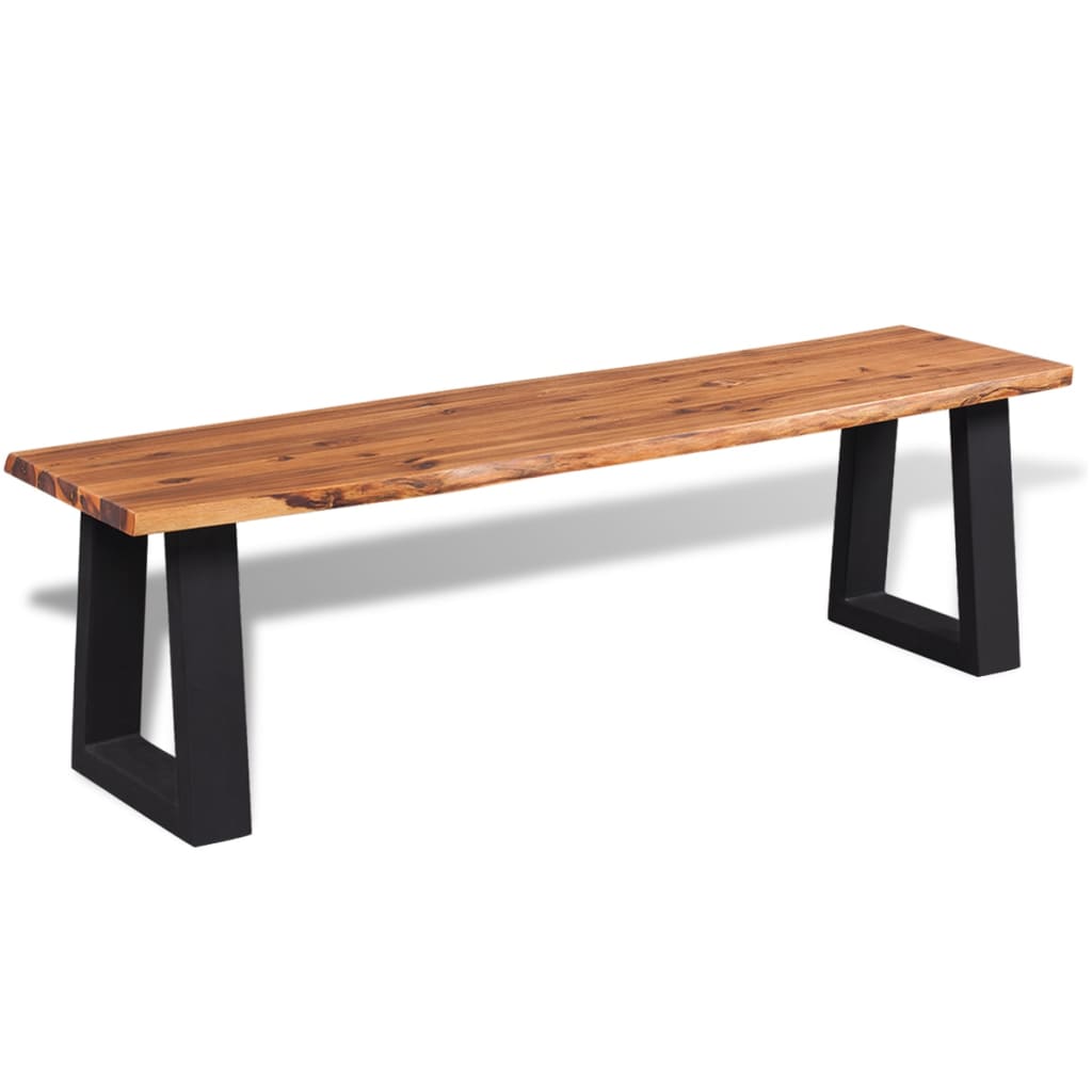 bench-solid-acacia-wood-57-1 At Willow and Wine USA!