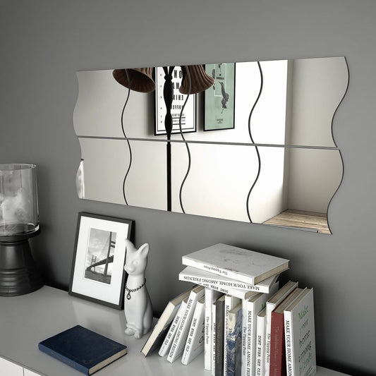 wall-mirrors-8-pcs-7-9-x7-9-wave-glass At Willow and Wine USA!