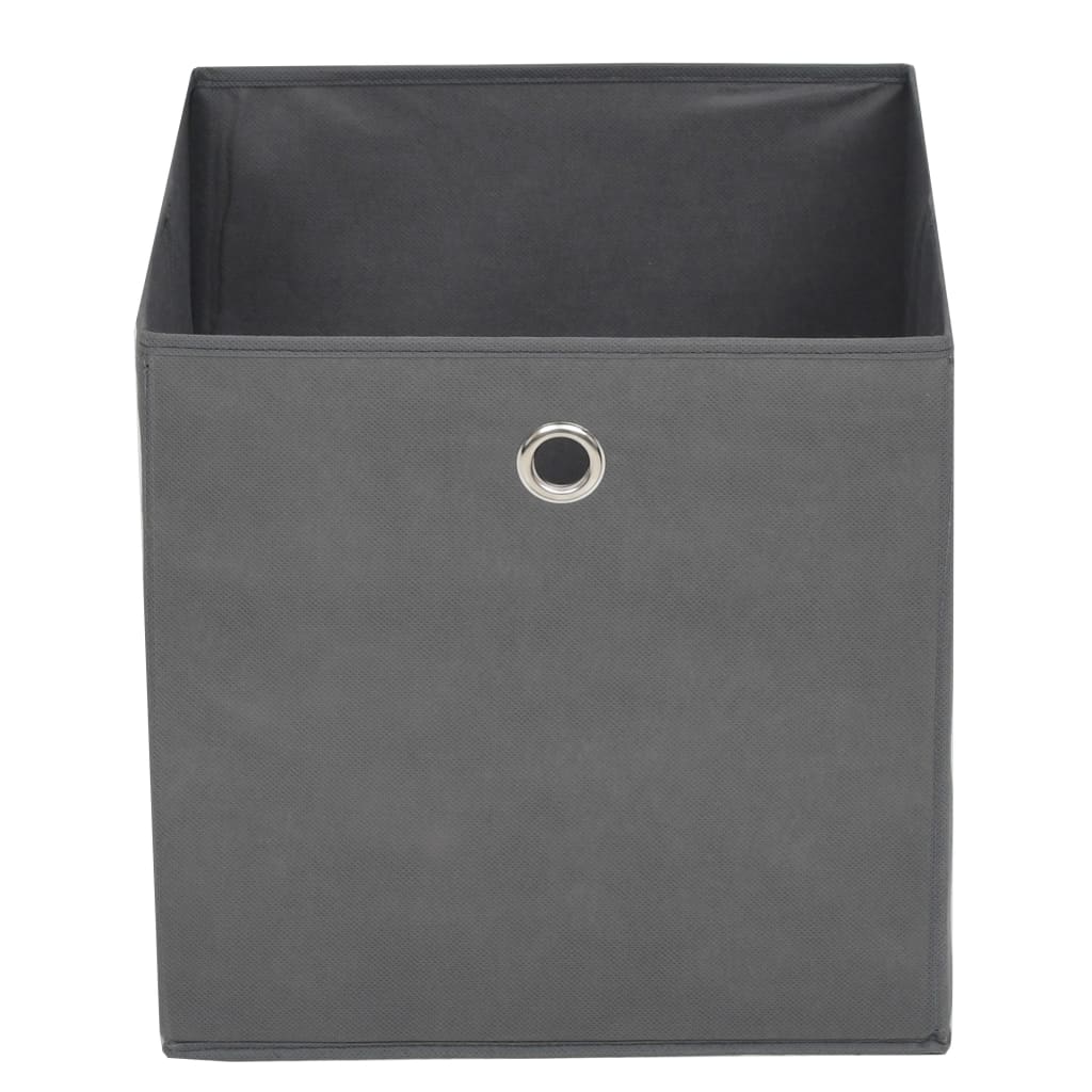 storage-boxes-4-pcs-non-woven-fabric-12-6-x12-6-x12-6-gray-813904 At Willow and Wine USA!