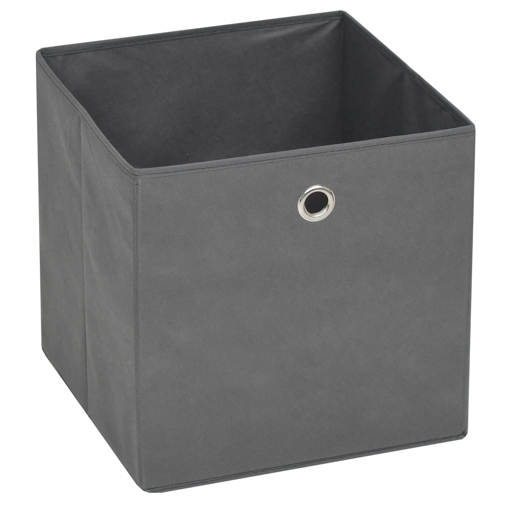 storage-boxes-4-pcs-non-woven-fabric-12-6-x12-6-x12-6-gray-813904 At Willow and Wine USA!