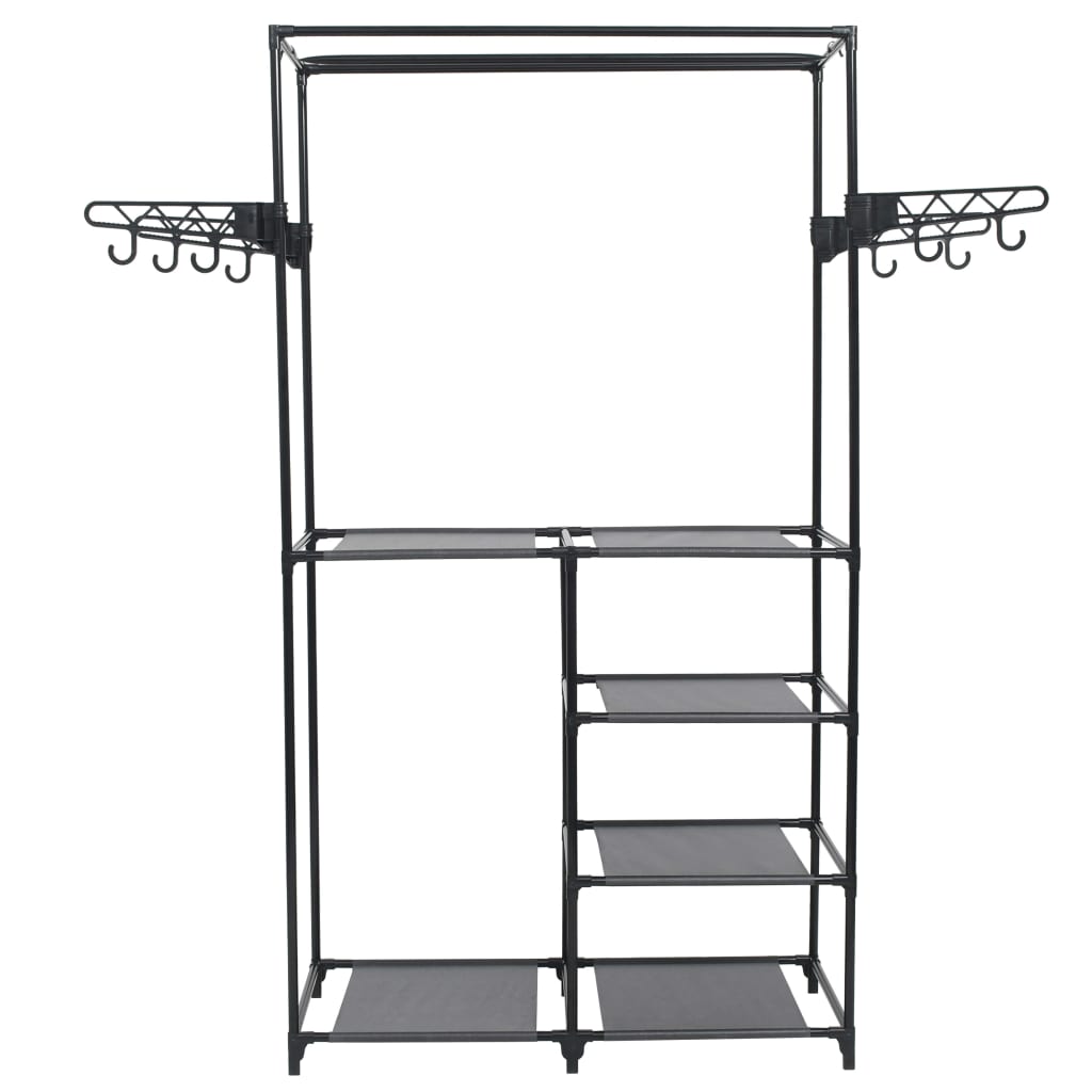 clothes-rack-steel-and-non-woven-fabric-34-3-x17-3-x62-2-black-813869 At Willow and Wine USA!