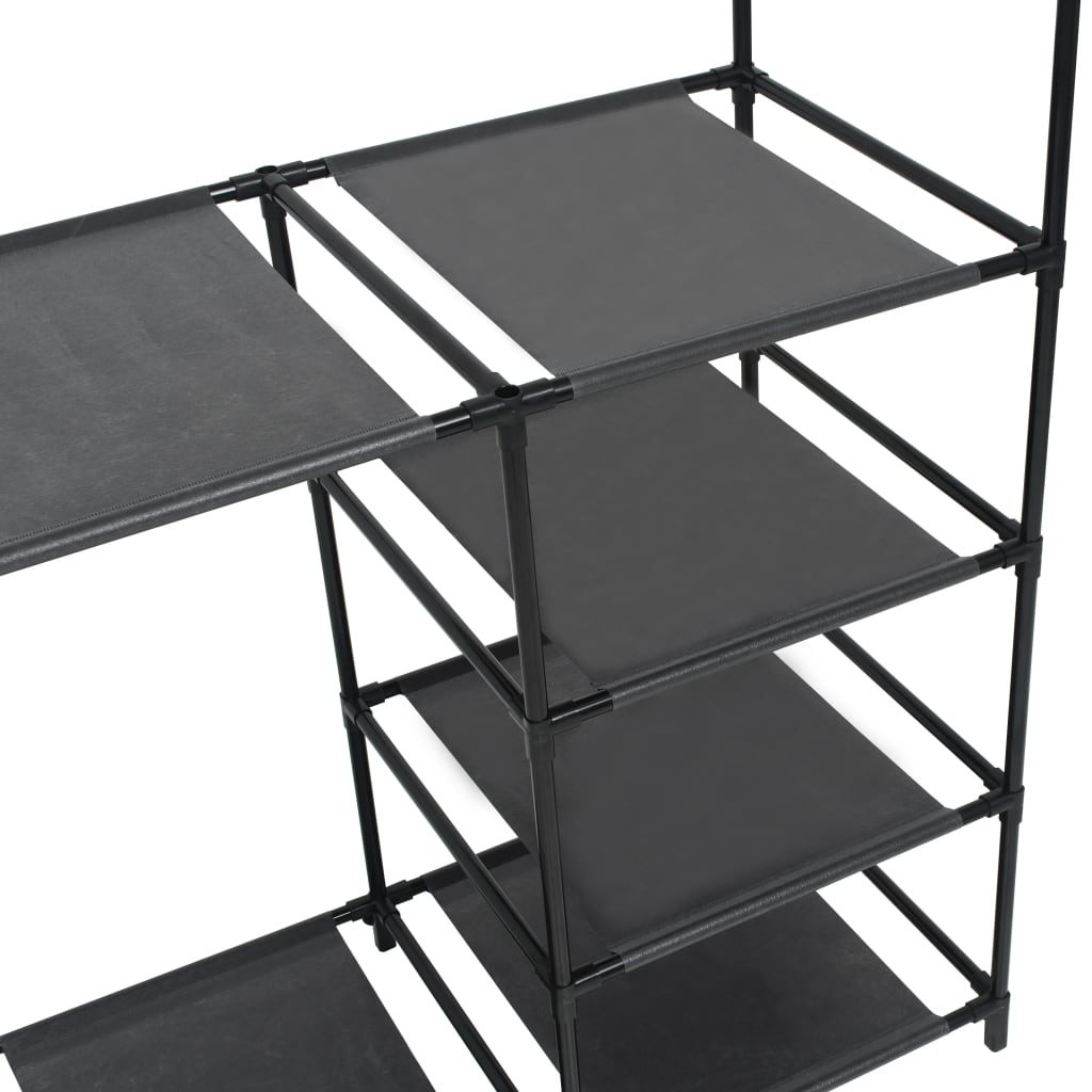 clothes-rack-steel-and-non-woven-fabric-34-3-x17-3-x62-2-black-813869 At Willow and Wine USA!