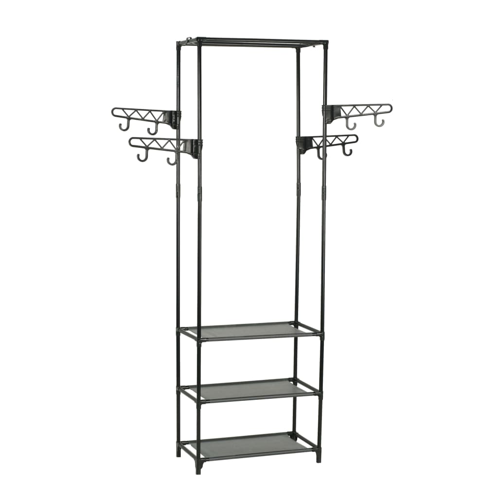 clothes-rack-steel-and-non-woven-fabric-21-7-x11-2-x68-9-black-813867 At Willow and Wine USA!