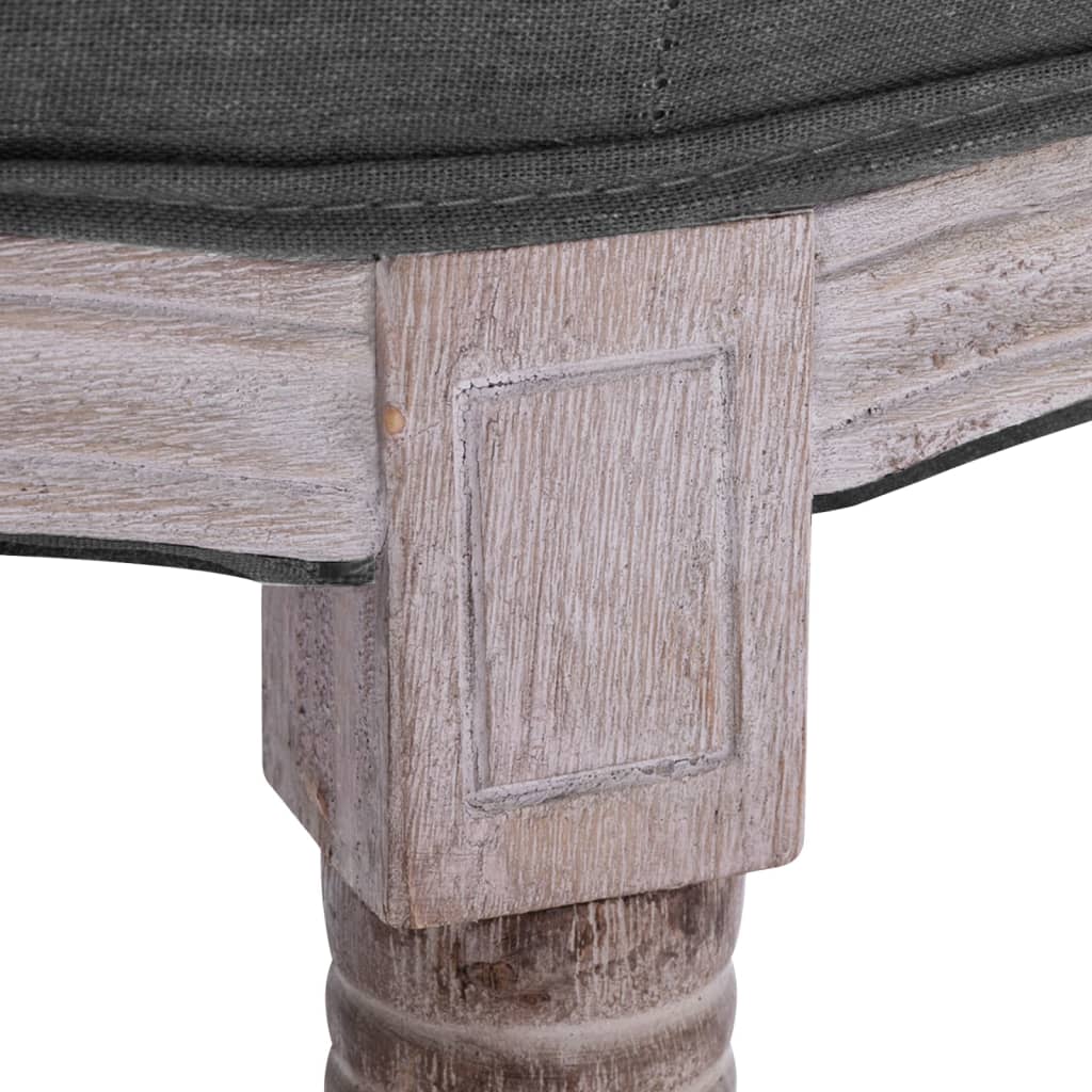 bench-linen-solid-wood-59-1-x-15-7-x-18-9-dark-gray At Willow and Wine USA!