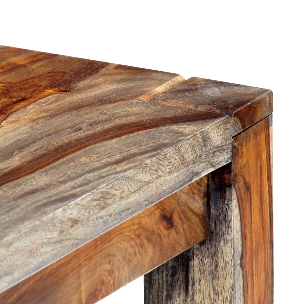 bench-63-gray-solid-sheesham-wood At Willow and Wine USA!