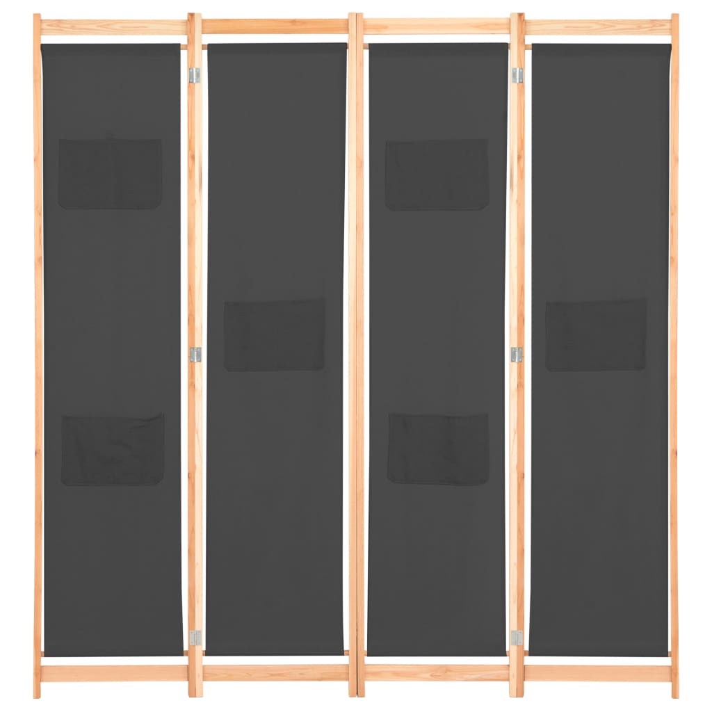 4-panel-room-divider-gray-62-9-x66-9-x1-6-fabric At Willow and Wine USA!