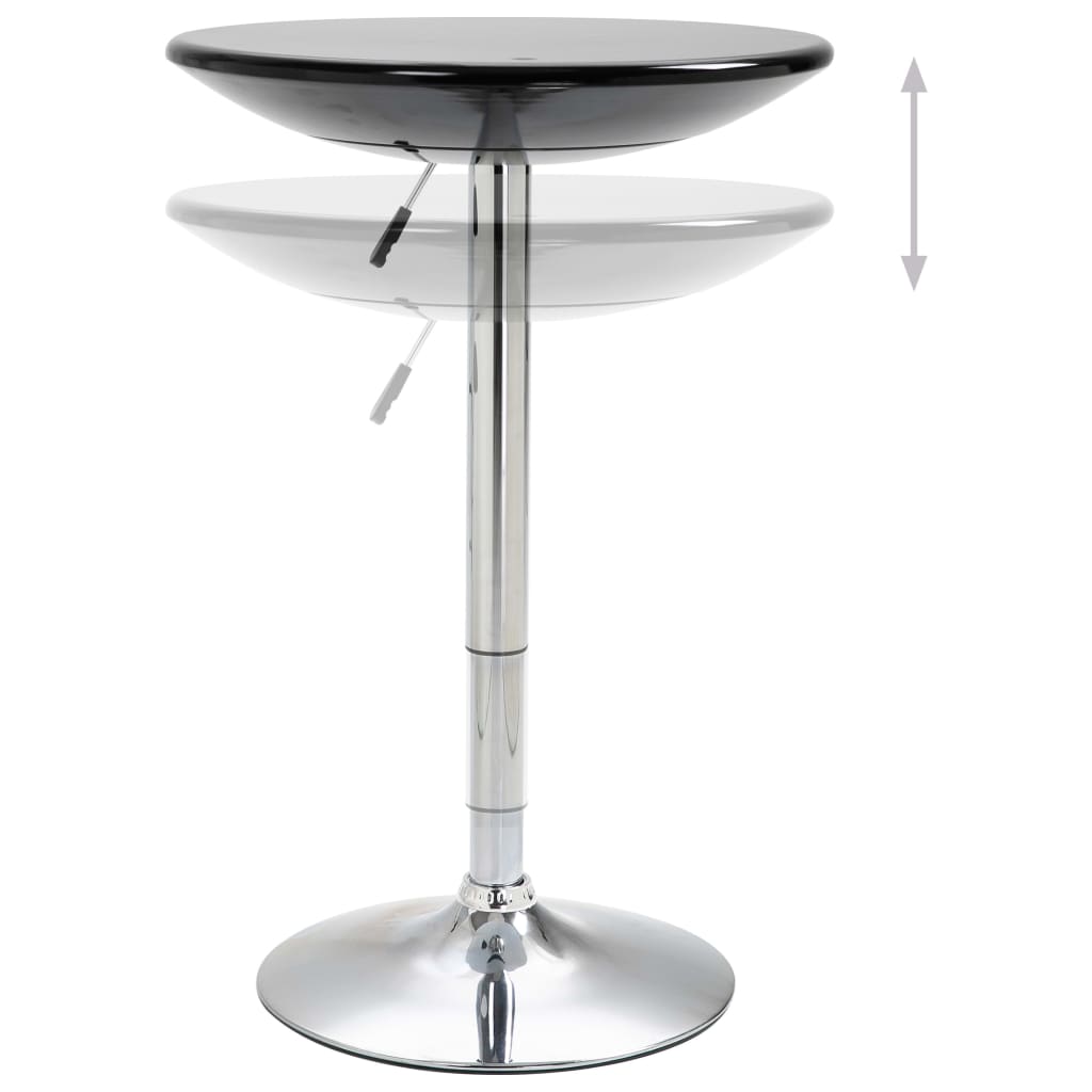 Bar Table Black Ø23.6" ABS