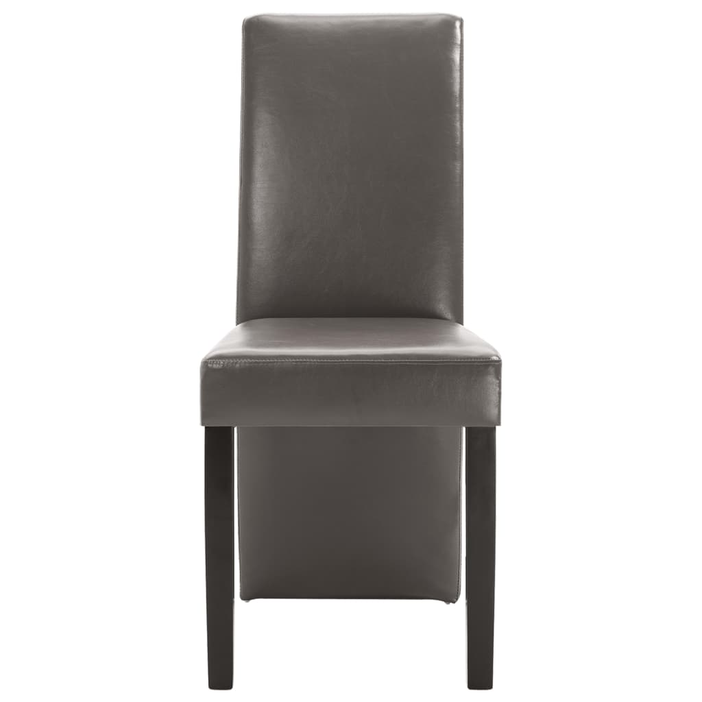 dining-chairs-4-pcs-gray-faux-leather At Willow and Wine USA!