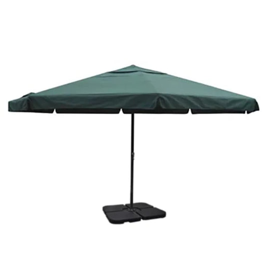 aluminum-umbrella-with-portable-base-green At Willow and Wine USA!