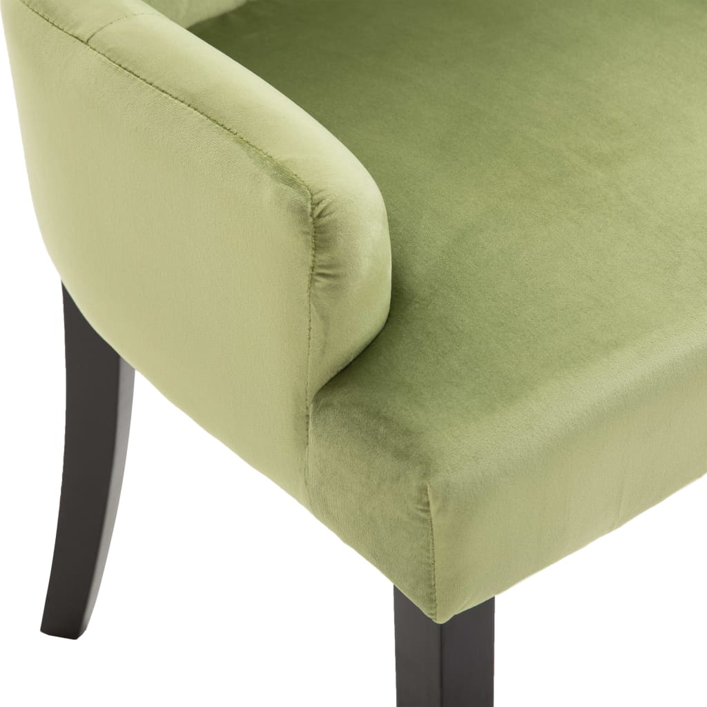 dining-chair-with-armrests-2-pcs-light-green-velvet At Willow and Wine USA!