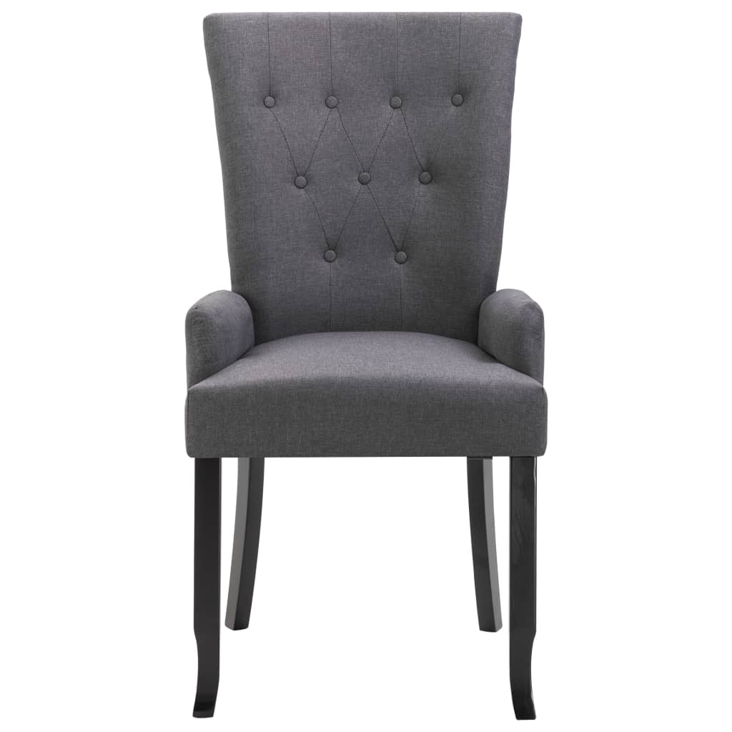 dining-chairs-with-armrests-2-pcs-dark-gray-fabric At Willow and Wine USA!