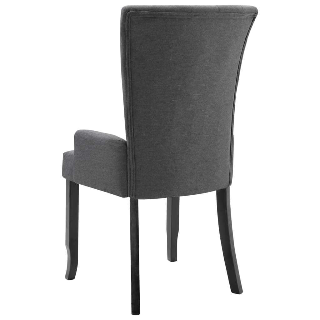 dining-chairs-with-armrests-2-pcs-dark-gray-fabric At Willow and Wine USA!