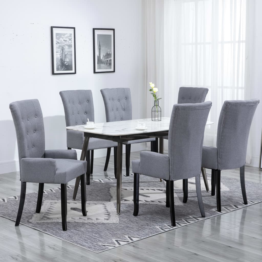 dining-chairs-with-armrests-2-pcs-dark-gray-fabric At Willow and Wine USA!