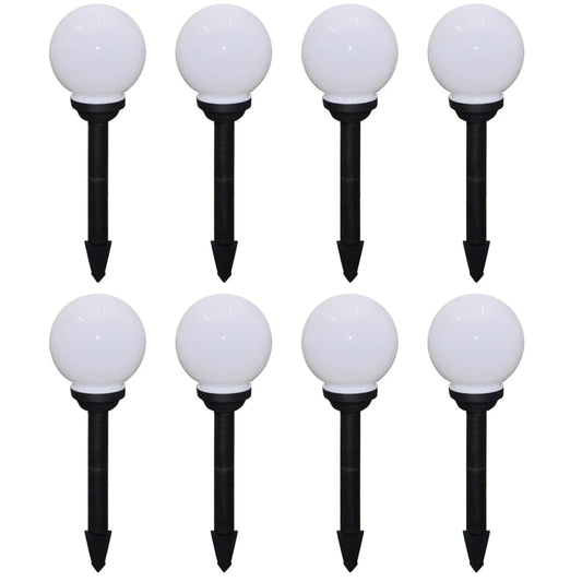 outdoor-pathway-lamps-8-pcs-led-5-9-with-ground-spike At Willow and Wine USA!