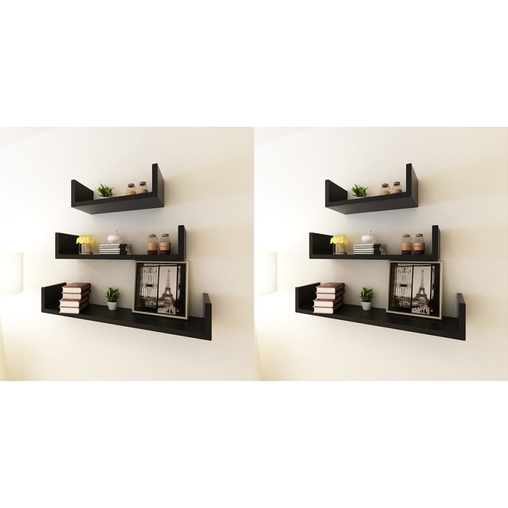 wall-shelves-6-pcs-black At Willow and Wine USA!