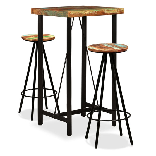 bar-set-3-pieces-solid-reclaimed-wood At Willow and Wine USA!