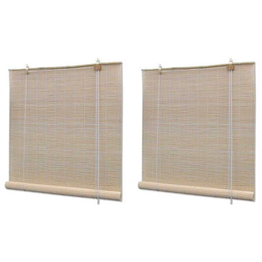 natural-bamboo-roller-blinds-2-pcs-47-2-x63-813969 At Willow and Wine USA!