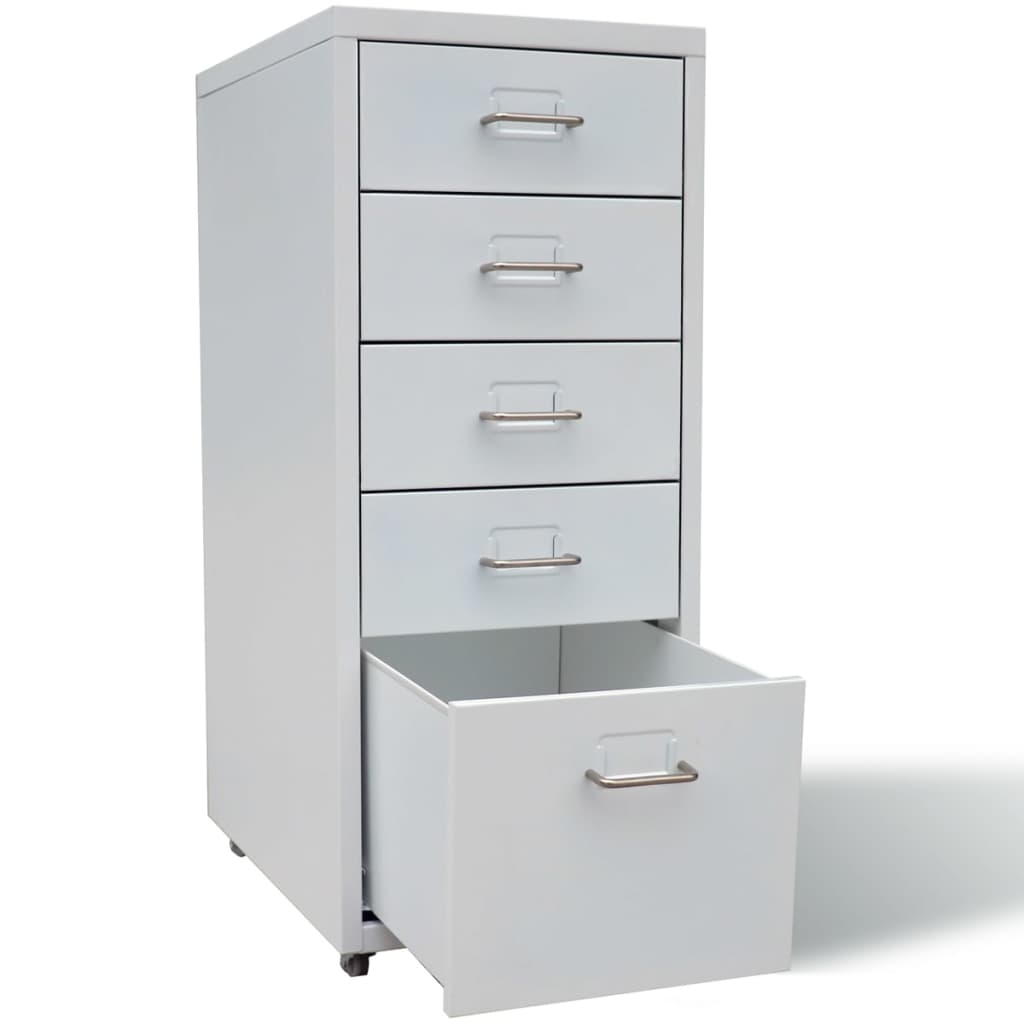 file-cabinet-with-5-drawers-gray-27-steel At Willow and Wine USA!