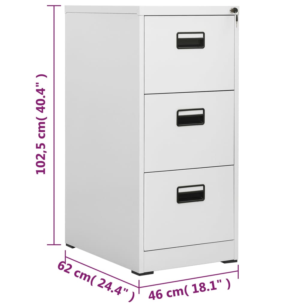 filing-cabinet-light-gray-18-1-x24-4-x40-4-steel At Willow and Wine USA!