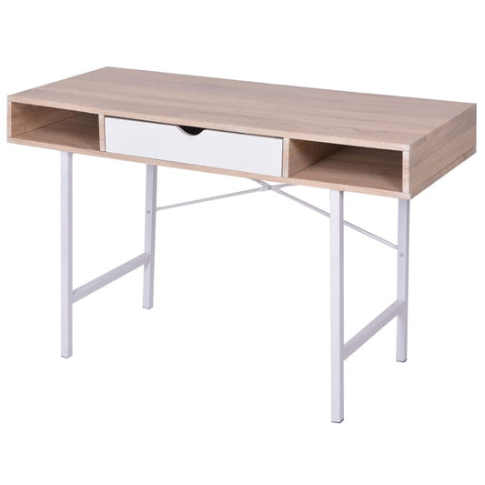 desk-with-1-drawer-oak-and-white At Willow and Wine USA!