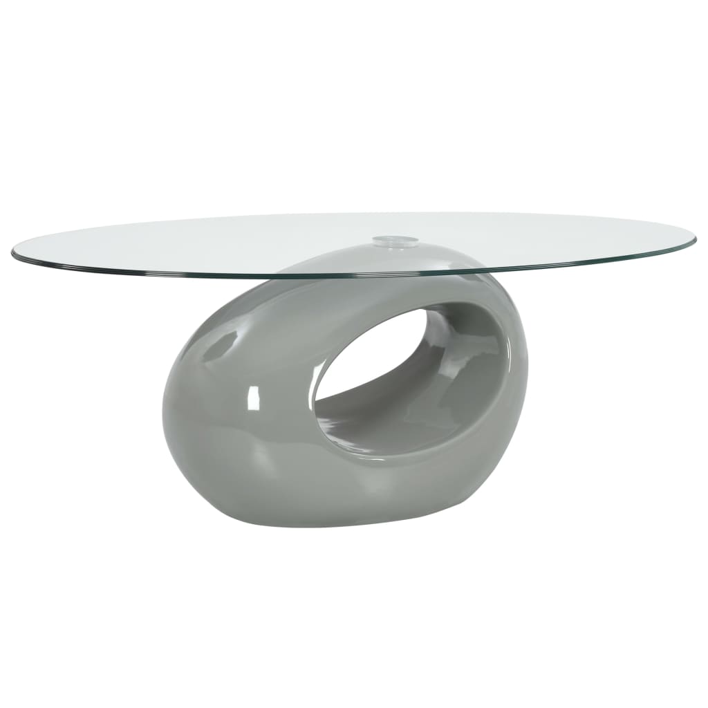 coffee-table-with-oval-glass-top-high-gloss-gray At Willow and Wine USA!