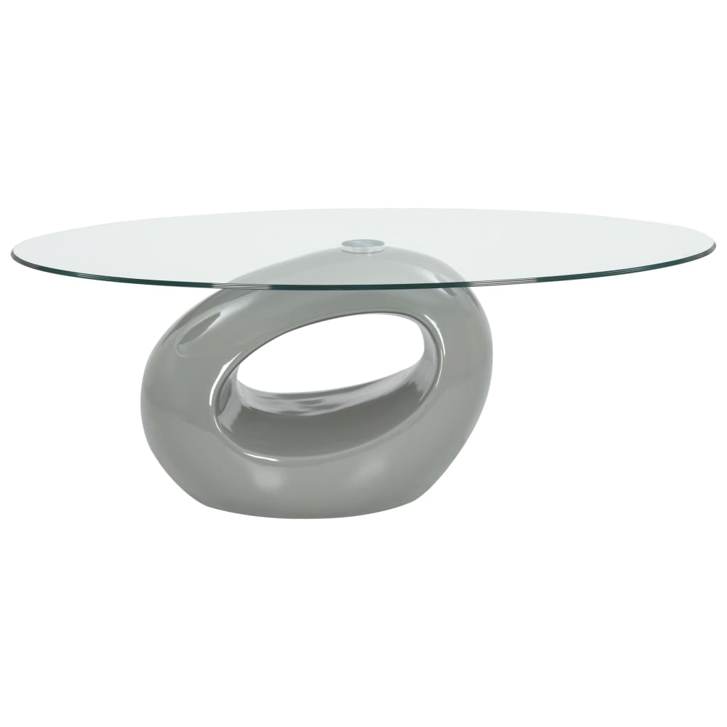 coffee-table-with-oval-glass-top-high-gloss-gray At Willow and Wine USA!