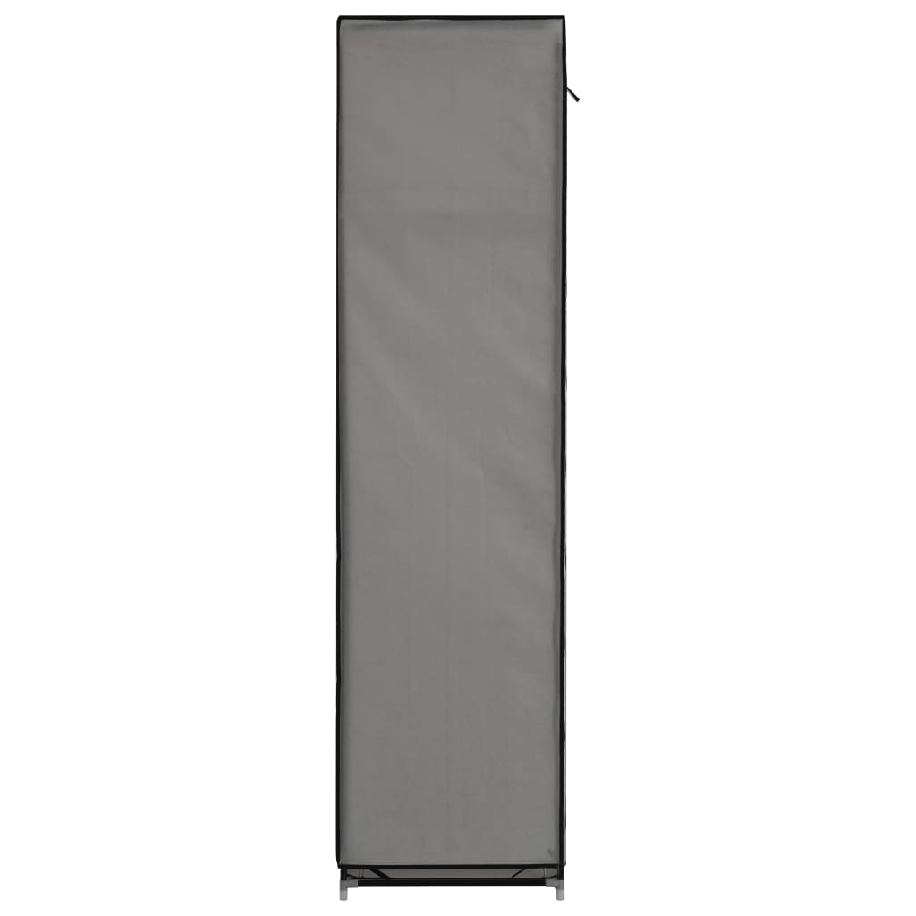 wardrobe-with-compartments-and-rods-gray-59-1-x17-7-x68-9-fabric At Willow and Wine USA!